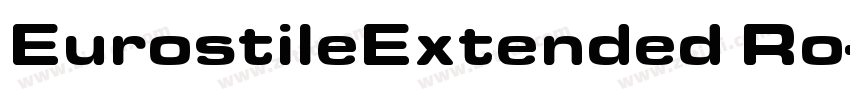 EurostileExtended Ro字体转换